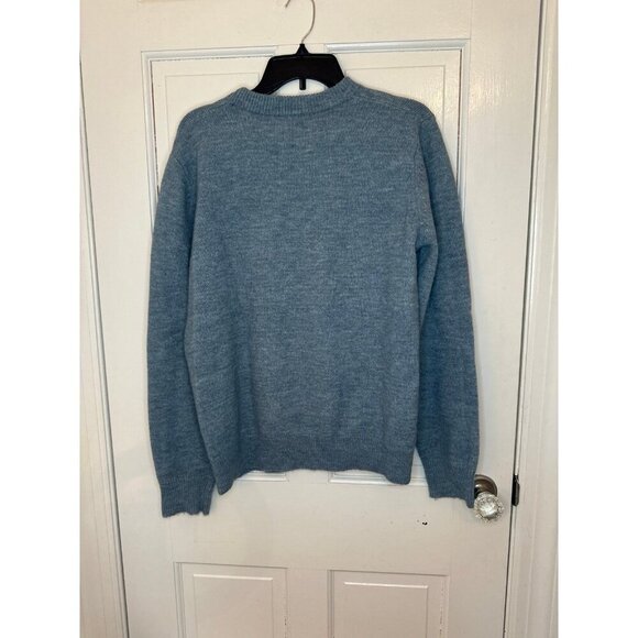 French Connection Dusty Blue Sweater size S NWT Damaged - Picture 3 of 4